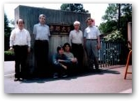 Kyoto University, 1998. N.K. with a group of collegues, second from the left - B. Sulik, second from the right - T. Mukoyama  » Click to zoom ->